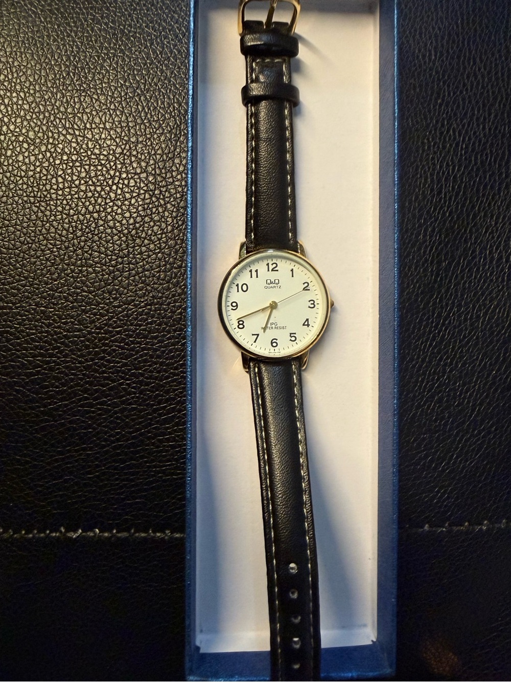 Vintage Q&Q Watch by Citizen- Ion Plated Gold- Unisex